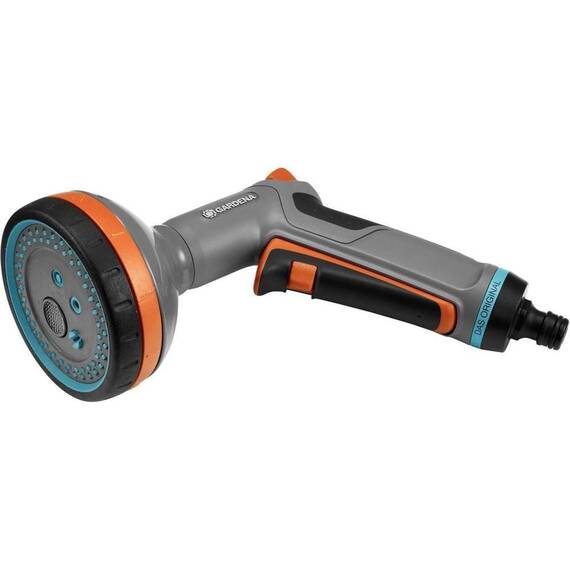 ​Pistol de stropit, 5 jeturi stropire, debit reglabil, cap de stropire robust, declansator on/off - 2- Roveli