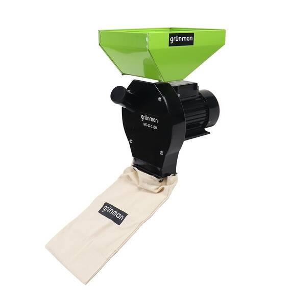 ​Moara pentru cereale, cu protectie antirefulare, motor electric, 1.1 kw, turatie motor 2850 rot/min, 240 kg/h, 5 site - 2- Roveli