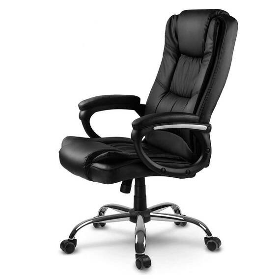 Set 2 cotiere pentru scaun de birou DacEnergy©, material rezistent, 8 dopuri de mascare, negru - 3- Roveli