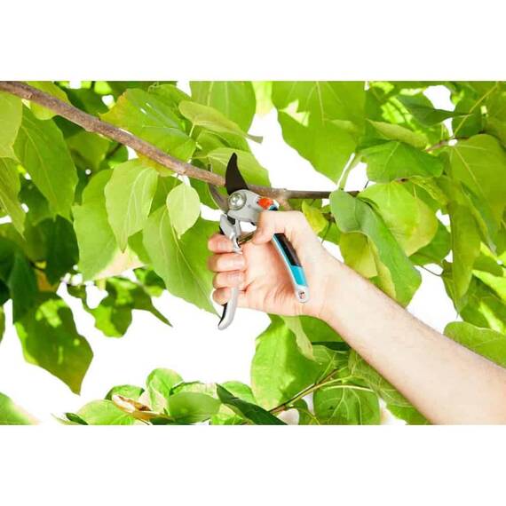 ​Foarfeca de gradina , cap de taiere extra-ingust, manere robuste din aluminiu, 2 pozitii pentru taiere, blocator de siguranta - 2- Roveli