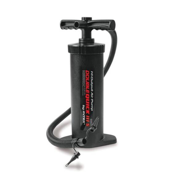 Barca gonflabila, material rezistent din vinil, 3 camere de aer, prevazuta cu 2 valve, 2 perne gonflabile, pompa pentru umflat, kit reparare si 2 vasle, 3 persoane, 297 x 127 x 46 cm - 4- Roveli