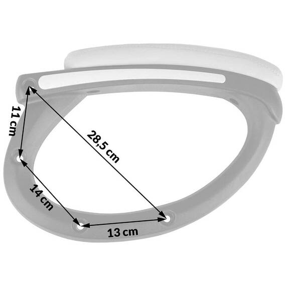 Set 2 cotiere pentru scaun de birou DacEnergy©, material rezistent, 8 dopuri de mascare, gri - 5- Roveli