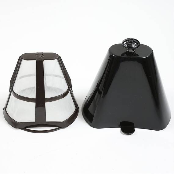 Cafetiera, 900 W, 1.25 l, capacitate 10 cesti, functie de mentinere la cald, anti-picurare, oprire automata, rosu si negru - 5- Roveli