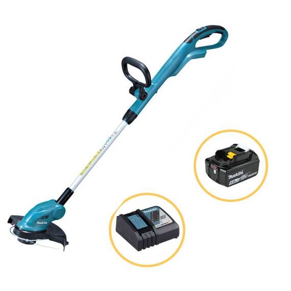 Trimmer electric, usor de manevrat, fara cablu, acumulator, incarcator Li-Ion, 18 V, 5 Ah, cu indicator incarcare - 2- Roveli
