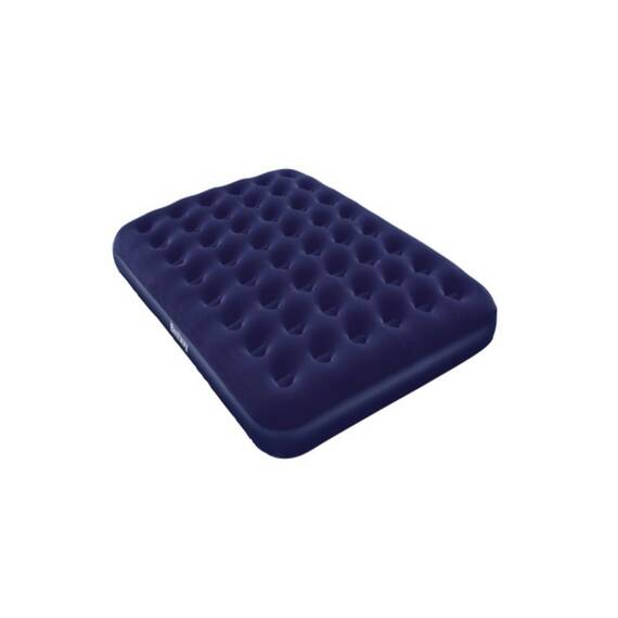 Saltea gonflabila, dimensiuni 191 x 137 x 22 cm, 2 persoane, include petic pentru reparatii, culoare albastru - 3- Roveli