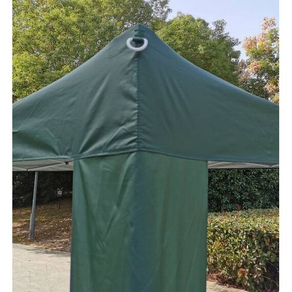 Pavilion gradina DacEnergy©, scheletul este fabricat din otel, acoperisul confectionat din poliester, pliabil, 3 x 3 m, verde - 4- Roveli