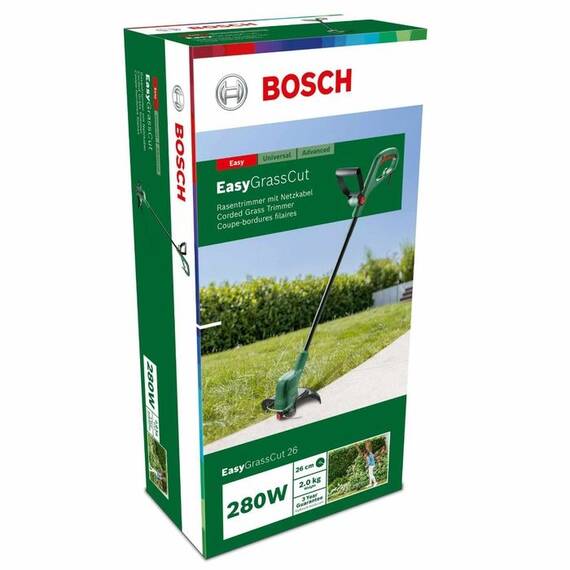 Trimmer electric, motor electric, 280 W, 12.500 rpm, diametrul de taiere de 26 cm, bobina cu fir - 5- Roveli