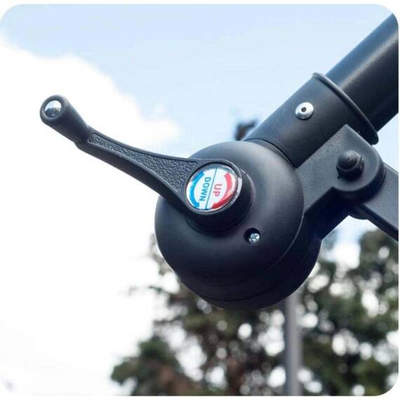 Umbrela de soare pentru exterior, realizata din poliester 180g/m2, baza si cadrul din otel, pliabila, 6 segmente, diametru 350 cm, practica, verde - 6- Roveli