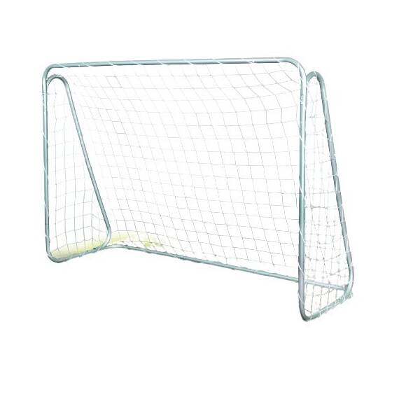 ​Poarta de fotbal, cadru din otel, plasa din polietilena, tinta pentru antrenament, cu puncte, cuie de fixare, 215 x 153 x 76 cm - - Roveli