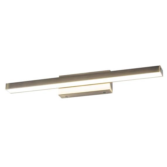 Aplica LED pentru baie Rabalux, un dispersor din plastic, 12W, IP44,  490 x 60 x 70 mm, bronz - - Roveli