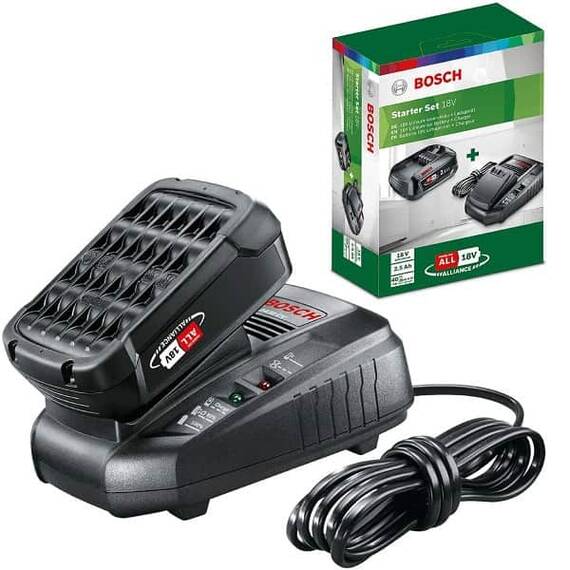 Kit acumulator si incarcator Bosch, 18V, 2.5 Ah, tensiune alimentare 230 V - 2- Roveli
