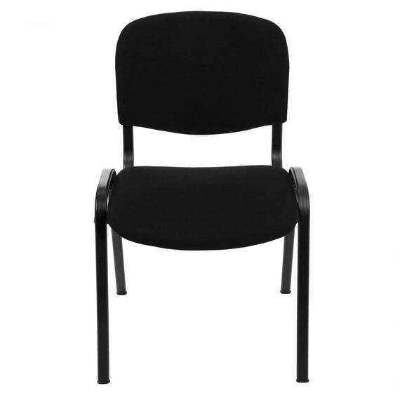 Scaun DacEnergy©, fix, dimensiune 84x53x53 cm, structura din otel, tapiterie din stofa, culoare negru - 2- Roveli