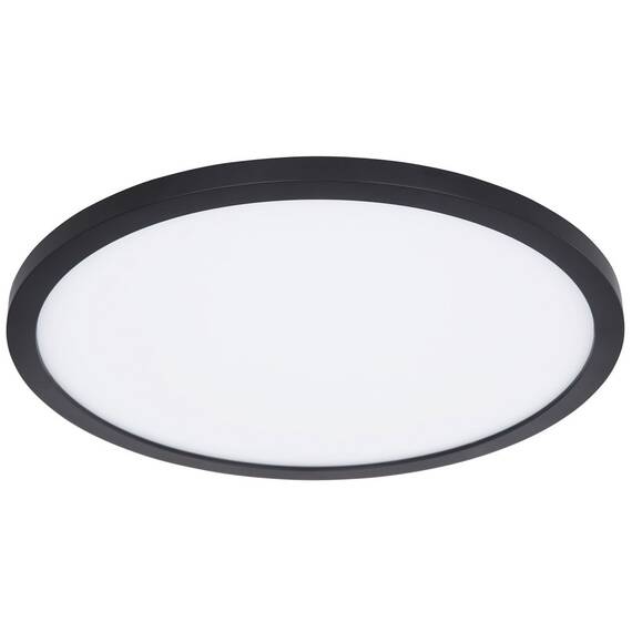 Plafoniera LED Globo, din plastic, pentru interior, 24W, 2300lm, lumina calda, functie memorie, 3 nivele, negru si opal - 2- Roveli
