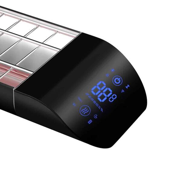Incalzitor terasa electric, senzor de miscare, display, mod Wi-Fi, timer, 2000 W, IP 65, 870 x 160 x 80 mm - 3- Roveli