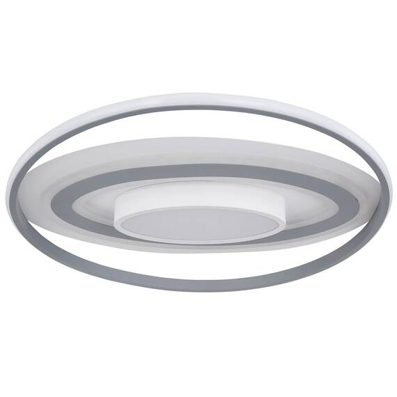 Plafoniera LED Globo, structura din aluminiu si plastic, 60W, 2650lm, lumina calda/rece, functie memorie, lumina de veghe, telecomanda, alba - 3- Roveli