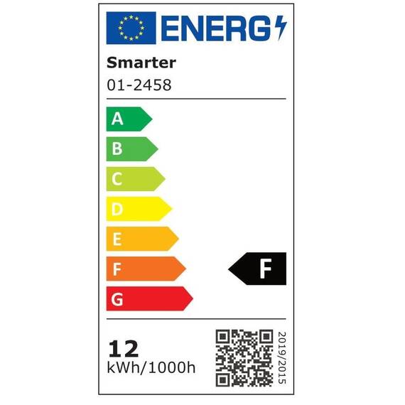 Aplica LED Smarter, structura din metal, dispersor din acril transparent cu efect de bule de aer, 12W, alba - 3- Roveli