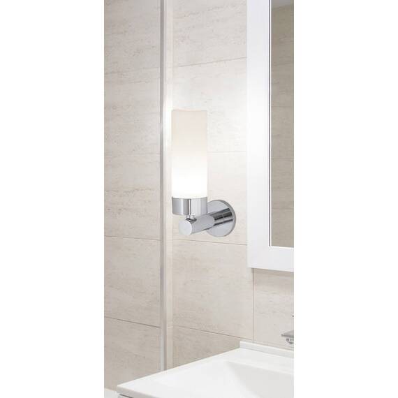 Aplica LED pentru baie Rabalux, structura cromata, un dispersor din sticla, 4W, 371 lumeni, IP44, crom - 3- Roveli