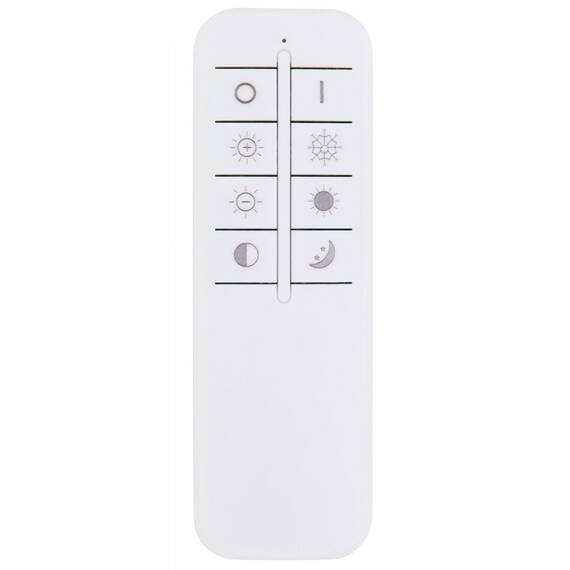 Plafoniera LED Globo, structura din aluminiu si plastic, 60W, 2650lm, lumina calda/rece, functie memorie, lumina de veghe, telecomanda, alba - 4- Roveli