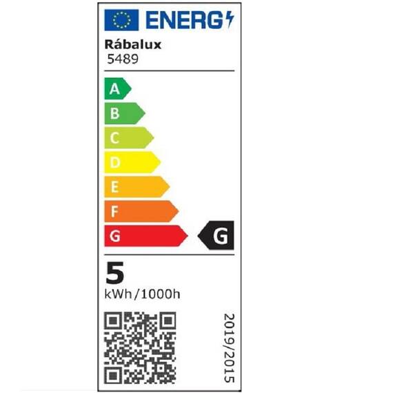 Aplica LED pentru baie Rabalux, structura cromata si un dispersor din plastic, 5W, IP44, 160 x 115 x 75 mm, alba - 5- Roveli