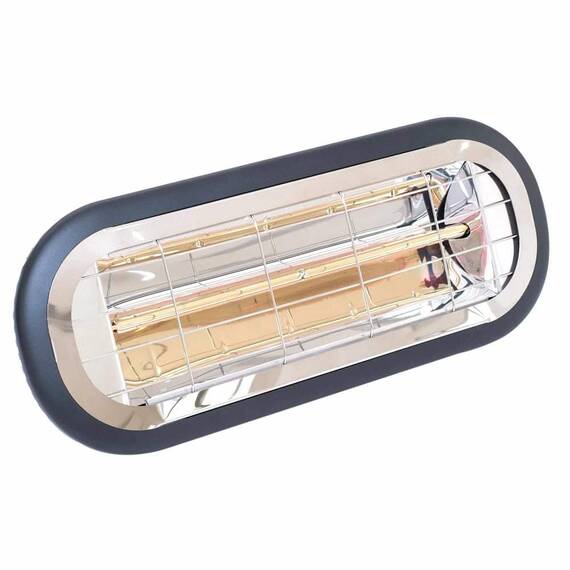 Incalzitor terasa electric, realizat din aluminiu si inox, cu halogen, tehnologie infrarosu, 2000 W,  IP65, 460 x 190 x 75 mm - 5- Roveli