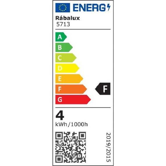Aplica LED pentru baie Rabalux, structura cromata, un dispersor din sticla, 4W, 371 lumeni, IP44, crom - 5- Roveli