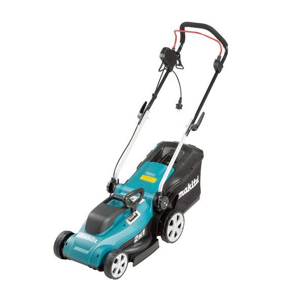 Masina de tuns iarba, electrica, suprafete medii, 400 mp, 1200 W, echipata cu cos colector 30 litri, inaltimea de taiere reglabila - - Roveli
