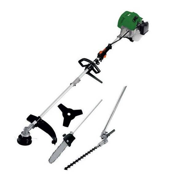 Motocoasa pe benzina si ulei, multifunctionala, trimmer, motoferastrau, capacitatea cilindrica 52 cmc, 2 timpi, 1.7 kW, 2.3 CP - 2- Roveli