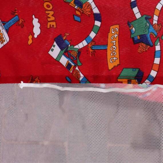 Pavilion gradina pentru copii DacEnergy©, forma patrata, fabricat din otel, confectionat din poliester, cu model vesel, 150 x 150 x 170 cm, rosu - 3- Roveli