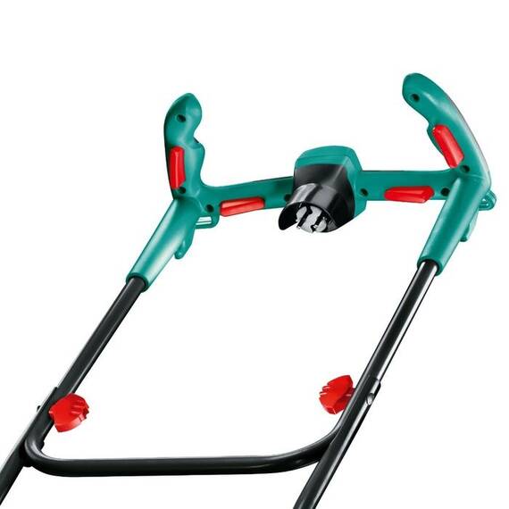 Masina de tuns iarba, electrica, cutit tip secera, 1300 W, sac de colectare de 40l, reglarea simpla a inaltimii, maner ergonomic Ergoflex - 4- Roveli