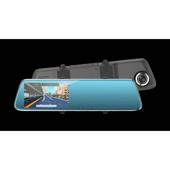 Oglinda auto retrovizoare DacEnergy©, camera duala fata - spate, ecran LCD  4.3" TFT, full HD 1080p, unghi de filmare 170 °, G Senzor, detectie miscare, monitor parcare - 5- Roveli