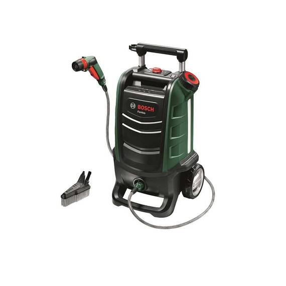 ​Aparat de spalat cu presiune Bosch, patru modele de stropit, presiune reglabila a apei, SmartBrush, 18V Li-Ion, cu rezervor 15 l, fara acumulator - - Roveli