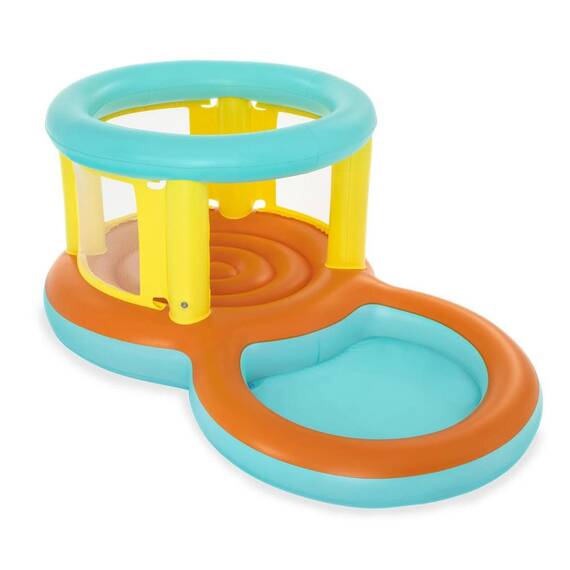 ​Centru de joaca copii Bestway, gonflabila, confectionat din vinil, material rezistent, 239 x 142 x 102 cm - - Roveli