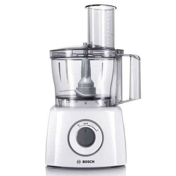 Robot de bucatarie Bosch,  800 W, 2 viteze, vas mixare 2.3 l, blender 1 l, blender cu cutit MultiLevel 6, multiple functii, 220 – 240 V, alb - 2- Roveli