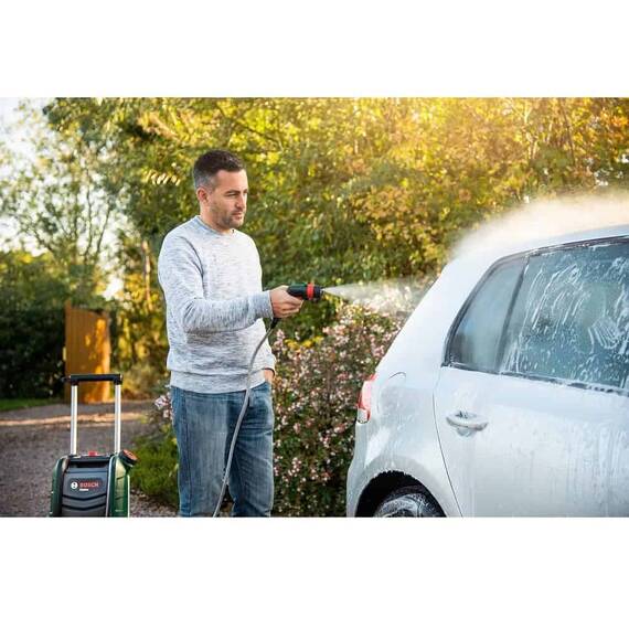 ​Aparat de spalat cu presiune Bosch, patru modele de stropit, presiune reglabila a apei, SmartBrush, 18V Li-Ion, cu rezervor 15 l, fara acumulator - 2- Roveli