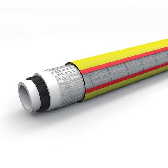 Furtun gradina Fitt, insertie textila, cu sistem anti-incurcare, flexibil, 25 mm, rola 25 m - 2- Roveli