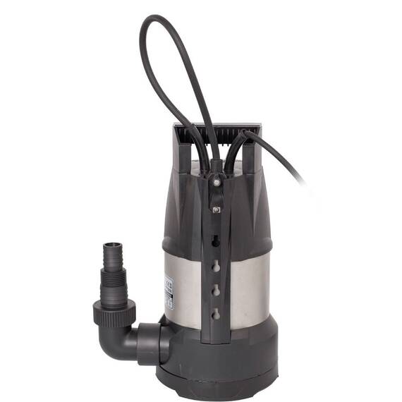 ​Pompa submersibila ape curate Wasserkonig, motor electric, corp motor inox, senzor electronic de nivel, 800 W, debit maxim 13500  l/ora, inaltimea maxima de refulare 9 m - 2- Roveli