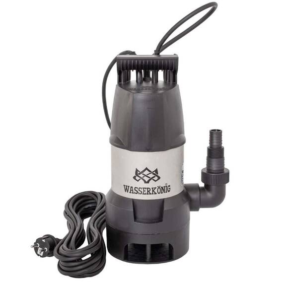 ​Pompa submersibila ape murdare Wasserkonig, motor electric, corp motor inox, senzor electronic de nivel, 800 W, debit maxim 14000 l/ora, inaltimea maxima de refulare 8 m - 2- Roveli