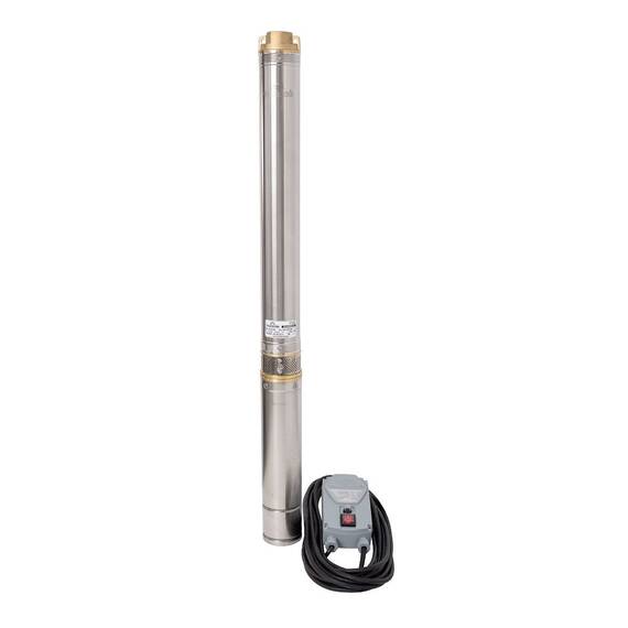 Pompa submersibila ape curate Wasserkonig, realizata din PPO si inox, debit maxim 94 l/min, inaltime maxima de refulare 100 m, puterea 1500 W, 180 x 100x 1340 mm - - Roveli