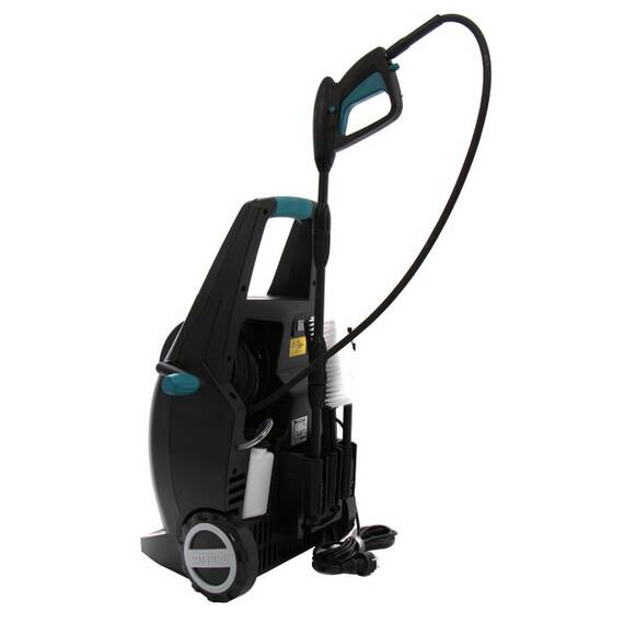 Aparat de spalat cu presiune Makita, motor universal, furtun cu insertie metalica, 1700 W, presiune maxima 110 bari - 3- Roveli