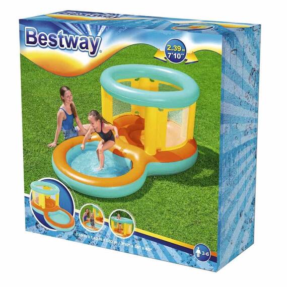 ​Centru de joaca copii Bestway, gonflabila, confectionat din vinil, material rezistent, 239 x 142 x 102 cm - 3- Roveli