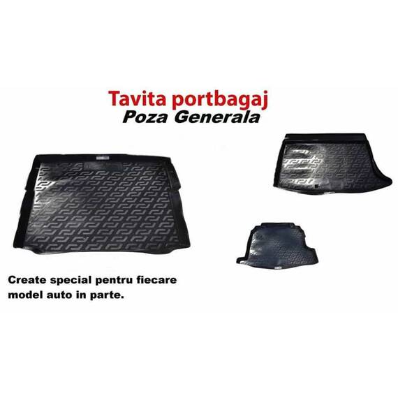 Covor profesional protectie portbagaj tavita culoare negru dedicat OPEL CORSA D 2006-2014 Hatchback - - Roveli
