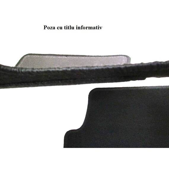 Set 4 covorase profesionale mocheta culoare negru dedicate VW TOUAREG II dupa anul 2010 - - Roveli