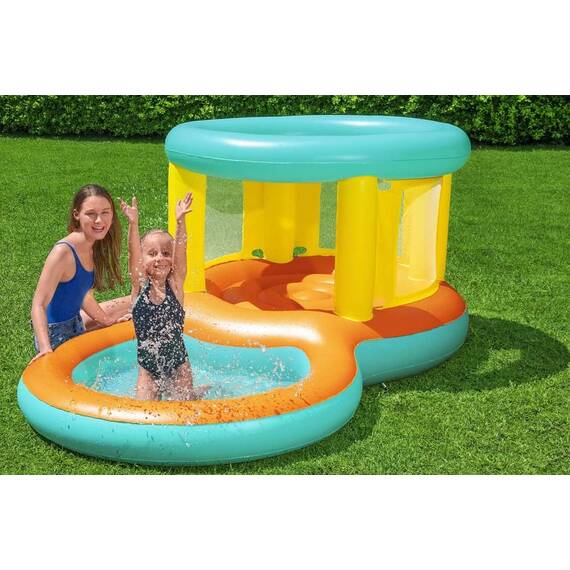 ​Centru de joaca copii Bestway, gonflabila, confectionat din vinil, material rezistent, 239 x 142 x 102 cm - 4- Roveli