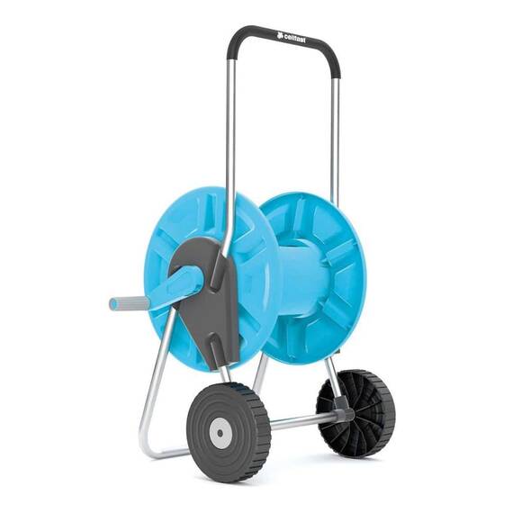 Set carucior si furtun gradina Cell Fast, furtun cu trei straturi, 20m, 12.5 mm, durabil si flexibi, un set de conexiune, un set cu duza reglabila - 5- Roveli