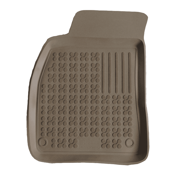 Set 4 covorase interior cauciuc stil tavita model Premium LUX dedicate Audi A4 2000-2007 Bej - - Roveli
