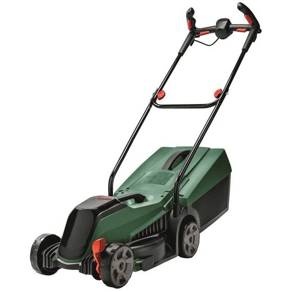 Masina de tuns gazon Bosch, 3 inaltimi de taiere, intre 30 si 60 mm, latimea de taiere 32 cm, fara acumulator - - Roveli