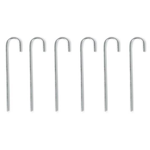 Poarta de fotbal DacEnergy©, cadru din otel, plasa din material PE, cuie de montare, constructie robusta, 300 x 200 x 120 cm - 4- Roveli