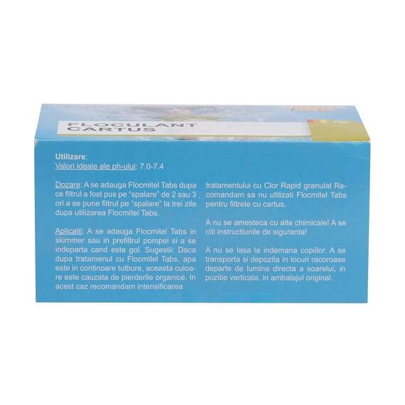 ​Cartus floculant pentru piscina Summer Fun, pentru limpezirea apei, recomandat pentru filtrele cu nisip, 1 kg - 2- Roveli