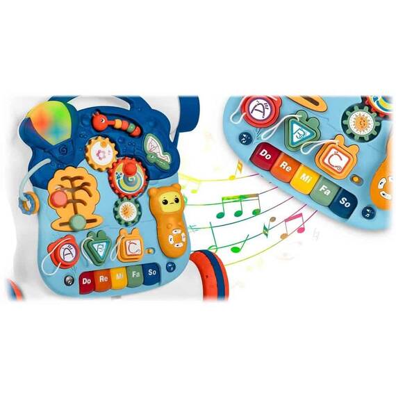 Antemergator 5 in 1 , solid si durabil, calaret, impingator, scuter, masa si tabla educationala, 44,5 × 37 × 51,5 cm - 5- Roveli