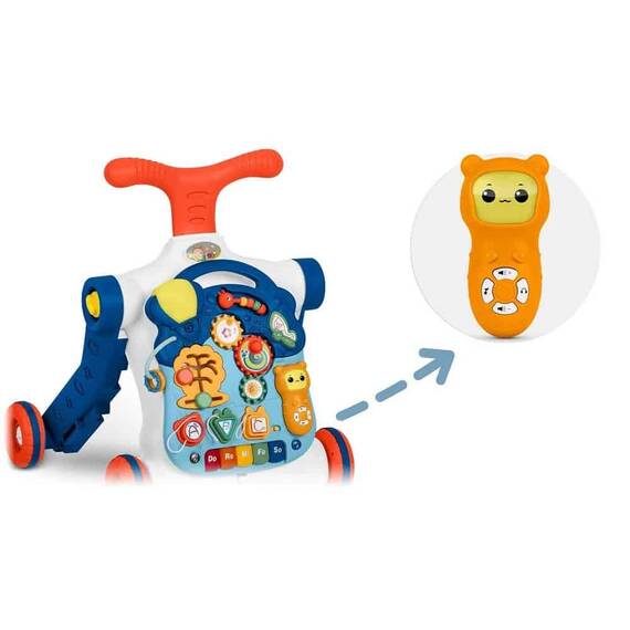 Antemergator 5 in 1 , solid si durabil, calaret, impingator, scuter, masa si tabla educationala, 44,5 × 37 × 51,5 cm - 10- Roveli